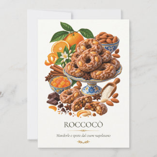 Invitation Roccocò – Vintage Italian Dessert