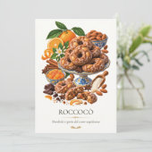 Invitation Roccocò – Vintage Italian Dessert (Debout devant)