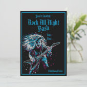 Invitation Roche sur le métal lourd (Debout devant)