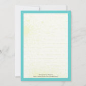 Invitation Rocher star girly électrique guitare anniversaire (Dos)