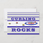 Invitation Rochers de curling (Devant)