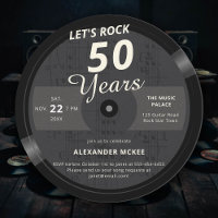 Rock 60 ans musique Vintage LP 60e anniversaire