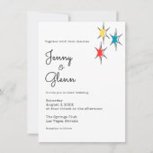 Invitation Rock and Roll 1950s Style Mariage (Devant)