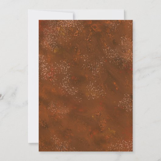 Invitation Rock and Roll 50e Anniversaire Guitare Rustique Br (Dos)