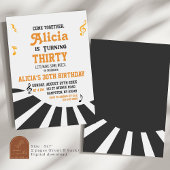 Invitation Rock and Roll Music Anniversaire adulte