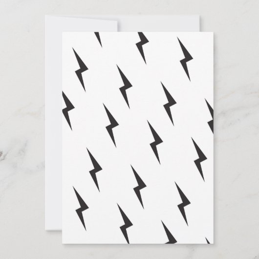 Invitation Rock and Roll Party Né Deux Rock Anniversaire (Dos)