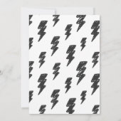 Invitation Rock and Roll Party Né Two Rock 2e anniversaire (Dos)