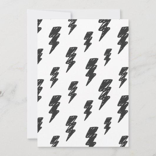 Invitation Rock and Roll Party Né Two Rock 2e anniversaire (Dos)