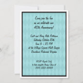 Invitation Rock and Roll Retro Jukebox Party Personnalisé (Dos)