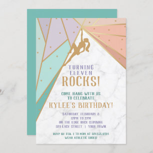 Invitation Rock Climbing Invite