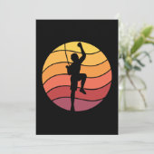 Invitation Rock Escalade Climber Retro (Debout devant)