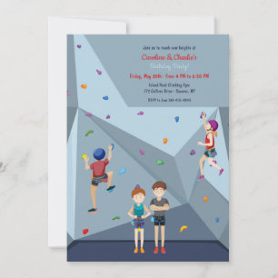 Invitation Rock Escalade Party