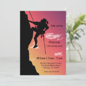 Invitation Rock Escalade Party (Debout devant)