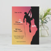 Invitation Rock Escalade Party (Debout devant)