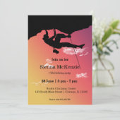 Invitation Rock Escalade Party (Debout devant)