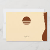 Invitation Rock On Mountain Escalade (Dos)