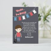 Invitation Rock Star Birthday Boy (Debout devant)