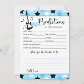 Invitation Rock Star Rock a Bye Prédictions pour les conseils (Devant)