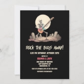 Invitation Rock the Boos Away Skeleton Halloween Party (Devant)