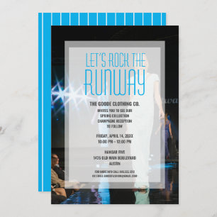 Invitation Rock the Runway Fashion Show  Collection saisonniè