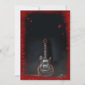 Invitation Rock Zombie Halloween (Dos)