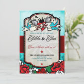 Invitation rockabilisme rouge (Debout devant)