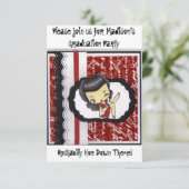 Invitation Rockabilly Hoe Down Fête (Debout devant)