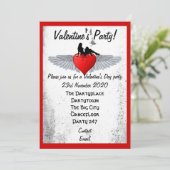 Invitation Rockabilly valentines (Debout devant)