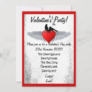 Invitation Rockabilly valentines