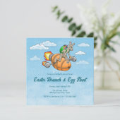 Invitation Rocket Bunny's Easter Brunch & Egg Hunt (Debout devant)