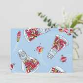 Invitation Rocket Man Retro Gemini Rockets dans Space Party (Debout devant)