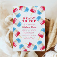 Rocket Pop Summer Patriotic Popsicle Baby shower