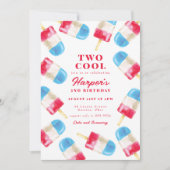 Invitation Rocket Pop Summer Popsicle Deux Cool 2e anniversai (Devant)