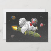 Invitation Rocket Turquie Thanksgiving (Dos)