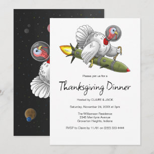 Invitation Rocket Turquie Thanksgiving