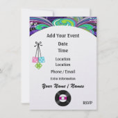 Invitation Rockin' Around the Clock Party - SRF (Dos)