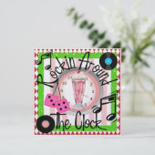 Invitation Rockin' Around the Clock Party - SRF (Debout devant)