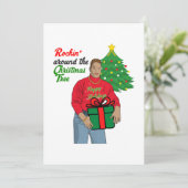 Invitation Rockin' Autour De L'Arbre De Noël (Le Rocher) (Debout devant)