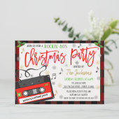 Invitation Rockin Holiday Party des années 80 (Debout devant)