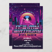 Invitation Rockin Vaporwave (Devant / Derrière)