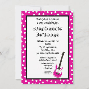 Invitation Rockstar 5x7