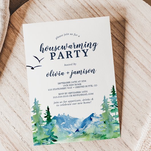 Invitation Rocky Mountain House Party