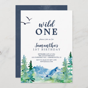 Invitation Rocky Mountain Wild Un premier anniversaire