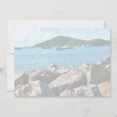 Invitation Rocky Shore St. Thomas Produits Mariages (Dos)
