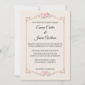 Invitation Rococo Blush (Devant)