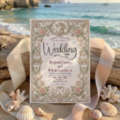 Invitation Rococo Conte de Fée Chérubin Cygne Jardin Romance