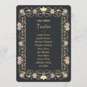 Invitation Rococo Revival Elegant Vintage Floral Wedding (Devant)