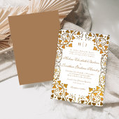 Invitation Rococo Vintage Élégant Classic Mariage formel