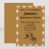Invitation Rodéo (Devant / Derrière)