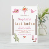 Invitation Rodéo Dernière rose Cowgirl Bachelorette Party (Debout devant)